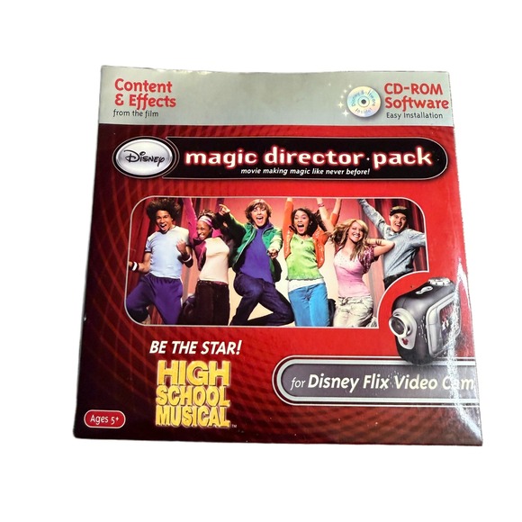 Disney Other - Disney High School Musical Magic Director Pack CD-ROM for Flix Video Cam PC